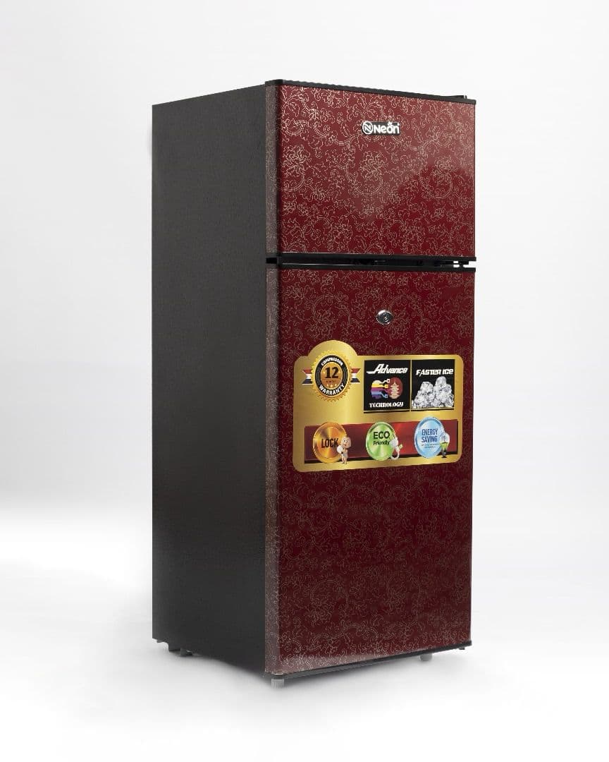 Neon fridge double door